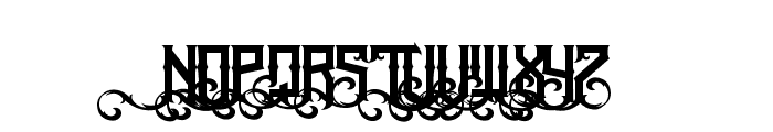 The Black Veil Alt 2 Font UPPERCASE