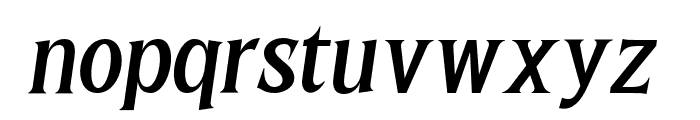 The Blowar Italic Font LOWERCASE