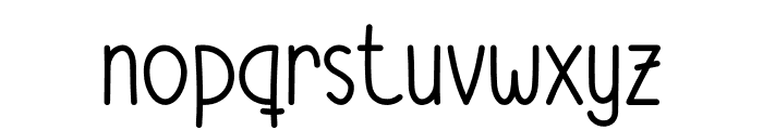 The Bluksuk Font LOWERCASE