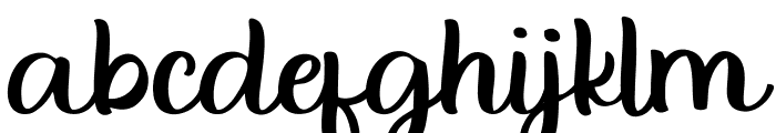 The Brayland Font LOWERCASE