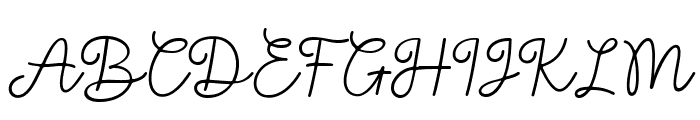 The Brightly Regular Font UPPERCASE