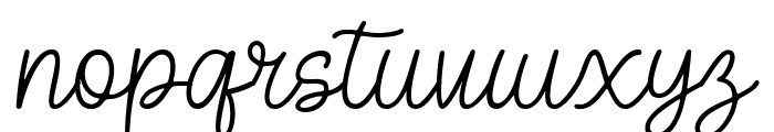 The Brightly Regular Font LOWERCASE