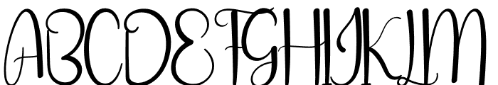 The Brighty Font UPPERCASE