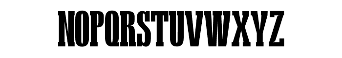 The Broneers Regular Font UPPERCASE