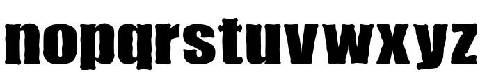 The Buster Font LOWERCASE