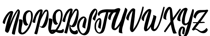 The Bustonh Font UPPERCASE