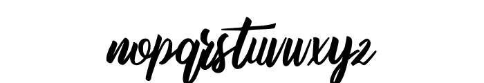 The Bustonh Font LOWERCASE