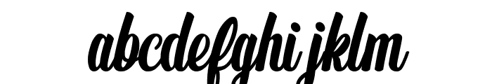 The Butterplay Font LOWERCASE