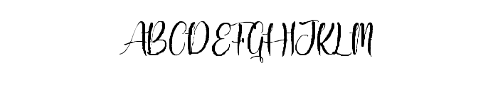 The Caigthem Font UPPERCASE