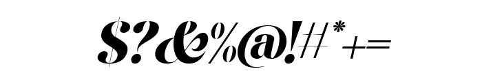 The Casfia Italic Font OTHER CHARS