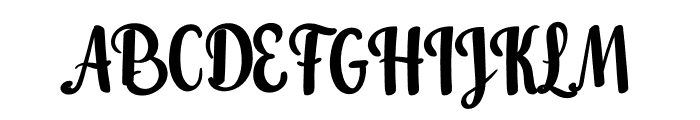 The Chariotte Font UPPERCASE