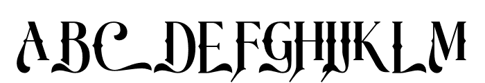 The Cheelaved Font UPPERCASE