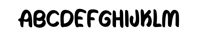 The Choconut Font LOWERCASE