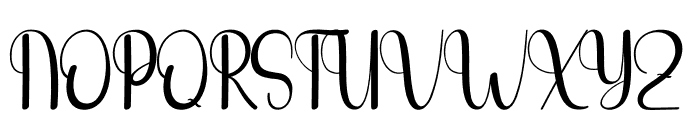 The Chubby Font UPPERCASE