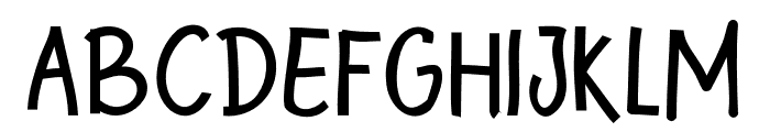 The Chuns Font UPPERCASE