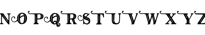 The Circous Striped Font UPPERCASE