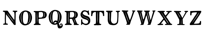 The Circous Striped Font LOWERCASE