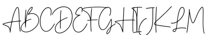 The Classic Signature Font UPPERCASE