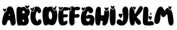 The Coconut love Font UPPERCASE