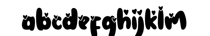 The Coconut love Font LOWERCASE