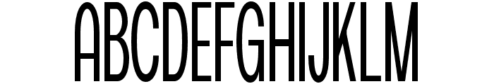 The Cons Regular Font UPPERCASE