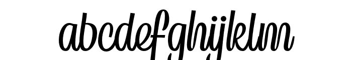 The Country Blues Script Font LOWERCASE