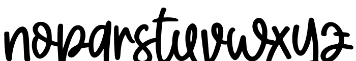 The Crafter Font LOWERCASE