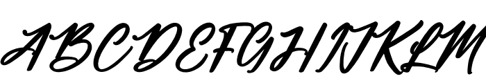 The Cralington Signature Italic Font UPPERCASE