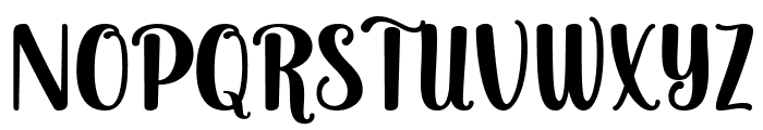 The Crista Font UPPERCASE