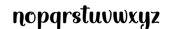 The Crista Font LOWERCASE