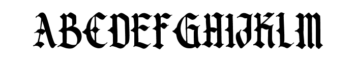 The Crookus Regular Font LOWERCASE