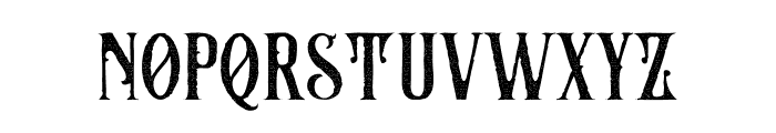The Crow Grunge Font LOWERCASE