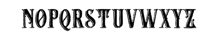 The Crow Shadow Grunge Font LOWERCASE