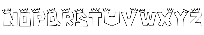 The Crown Decorative Font UPPERCASE
