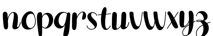 The Cute Kitten Font LOWERCASE