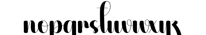The Daughter Font LOWERCASE
