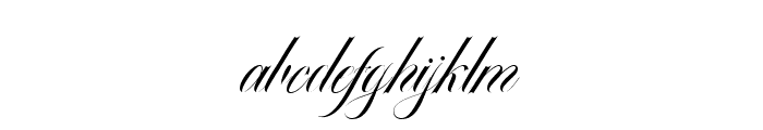 The Dellgado Font LOWERCASE