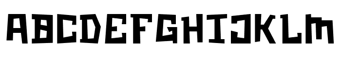 The Distriction Font UPPERCASE