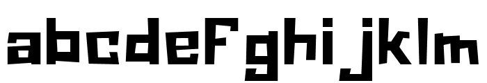 The Distriction Font LOWERCASE