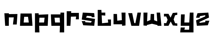 The Distriction Font LOWERCASE