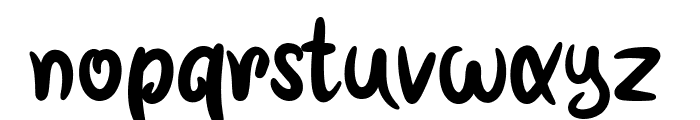 The Djuckie Font LOWERCASE