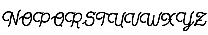 The Dorrington One Font UPPERCASE