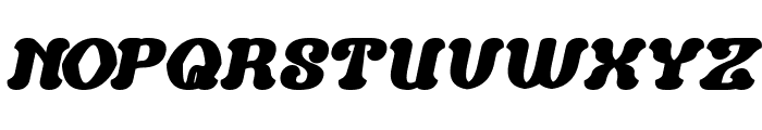 The Duck Bold Italic Font UPPERCASE