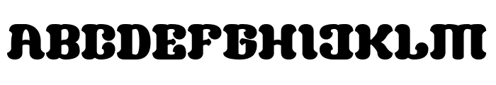 The Duck Bold Font UPPERCASE