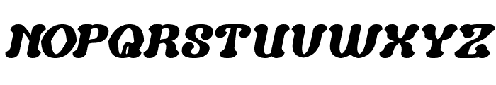 The Duck Italic Font UPPERCASE