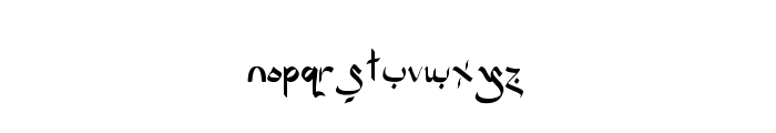 The Eid Font LOWERCASE