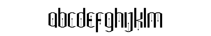 The Empire Font LOWERCASE