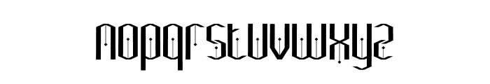 The Empire Font LOWERCASE
