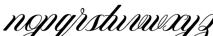 The Erllegatte Regular Font LOWERCASE
