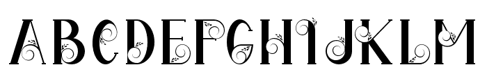 The FLorest Reguler Font LOWERCASE
